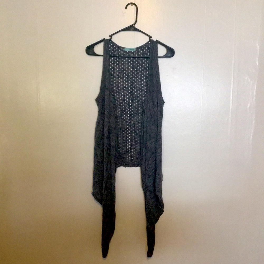 M Maurices Sleeveless Cardigan